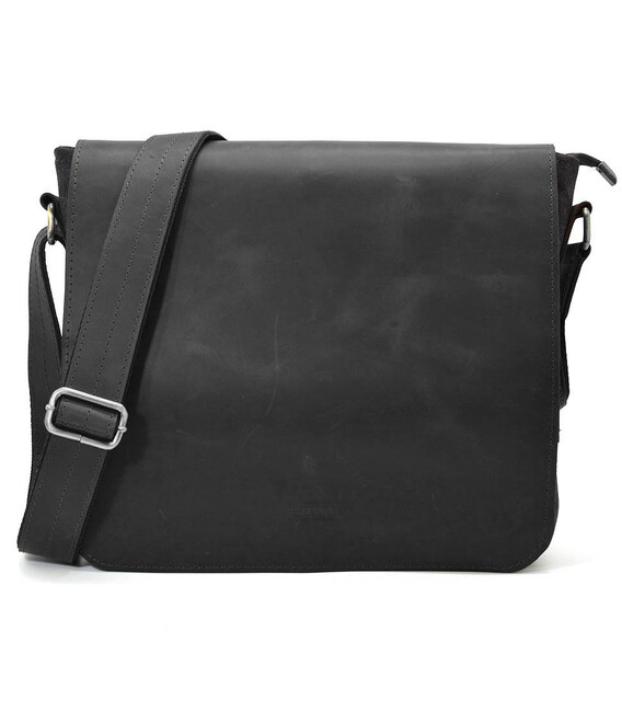 Сумка через плече розміру А4 з парусини та шкіри RAG-6601-3md TARWA фото, картинка, изображение