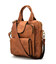 Вертикальна чоловіча сумка RB-7266-3md TARWA коньячна фото, картинка, изображение