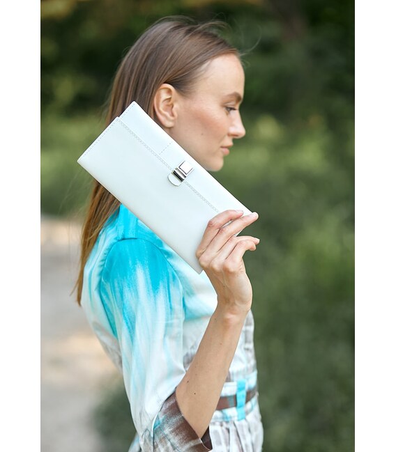 Шкіряний жіночий тревел-кейс Journey 2.0 Білий картинка, зображення, фото