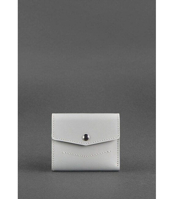 Жіночий шкіряний гаманець 2.1 Сірий картинка, зображення, фото