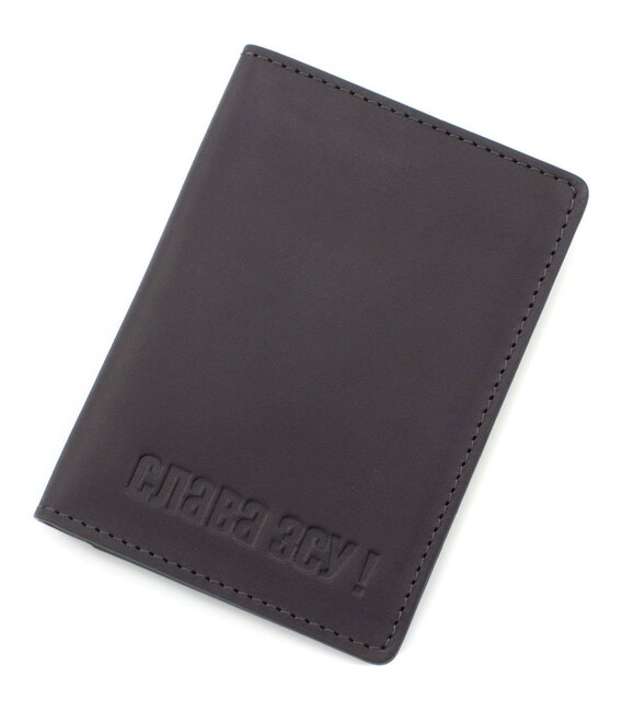 Обкладинка для військового квитка ЗСУ 100% шкіра Grande Pelle 257110Glory фото, картинка, изображение