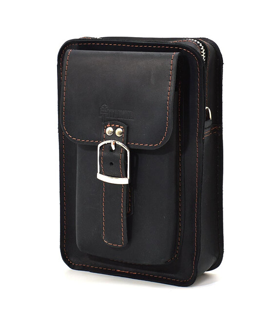 Сумка через плече, напоясна сумка TARWA RAw-0076-3md зі шкіри Crazy Horse фото, картинка, изображение