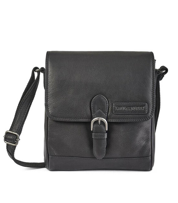 Чоловіча шкіряна сумка Hill Burry HB3193A з клапаном фото, картинка, изображение