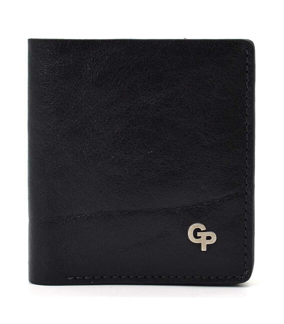 Чоловічий шкіряний портмоне чорний Grande Pelle 528410 картинка, зображення, фото