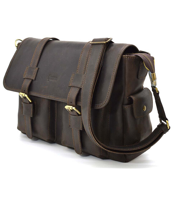 Сумка через плече із шкіри crazy horse RC-6690-4lx бренду TARWA фото, картинка, изображение