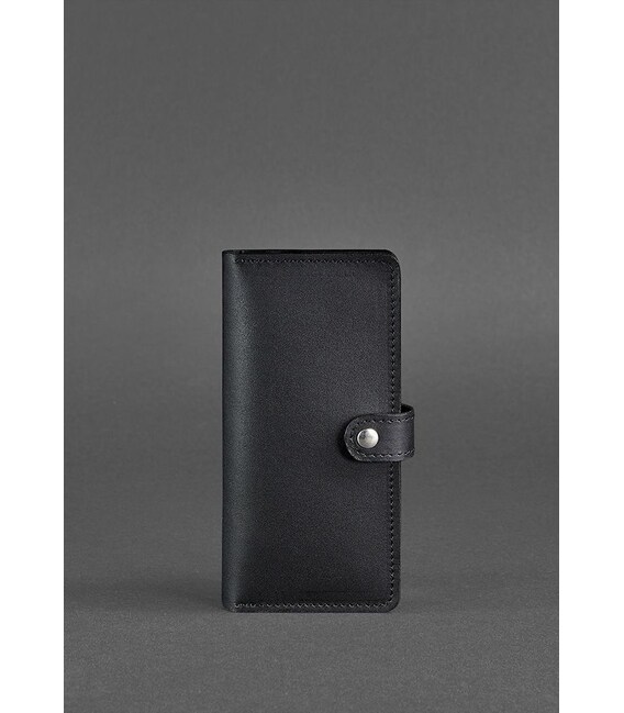 Кожаное портмоне 7.0 черное фото, картинка, изображение