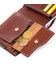 Шкіряне портмоне Аmico Grande Pelle, глянець коньяк 515623 картинка, зображення, фото