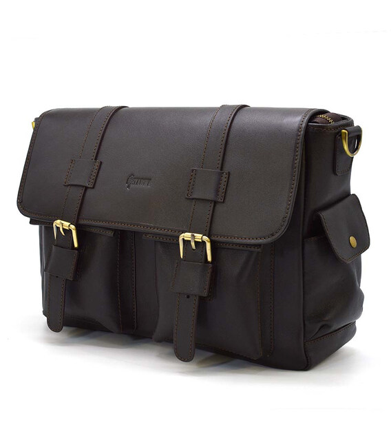 Сумка через плече зі шкіри Наппа коричнева GC-6690-4lx бренду Tarwa фото, картинка, изображение