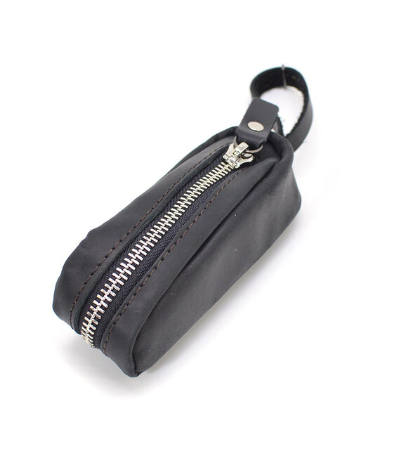 Шкіряна ключниця TARWA Cucumber RA-cucum-001 чорний крейзі фото, картинка, изображение