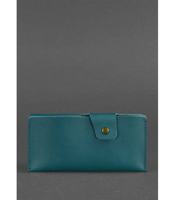 Кожаное портмоне-купюрник 8.0 зеленое фото, картинка, изображение