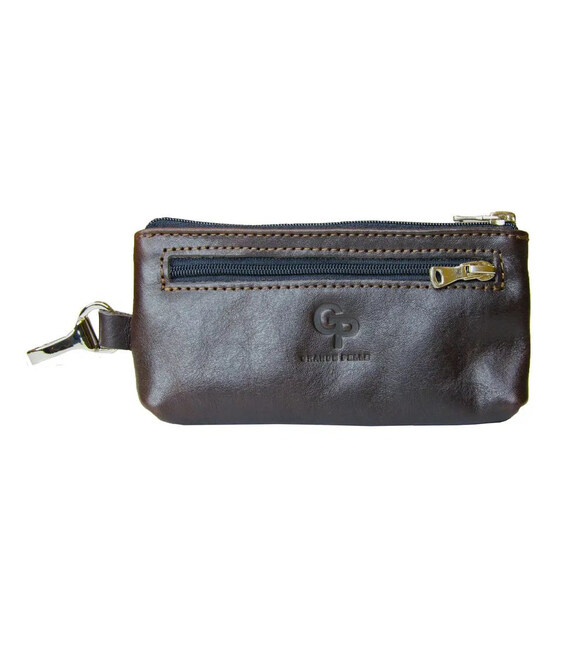 Ключниця Borsetta темно коричнева Grande Pelle 401620 картинка, зображення, фото