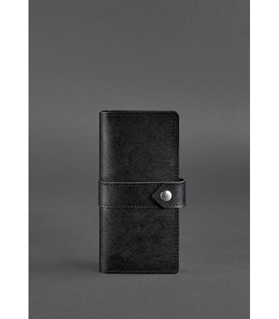 Кожаное портмоне 3.1 черное Blackwood фото, картинка, изображение