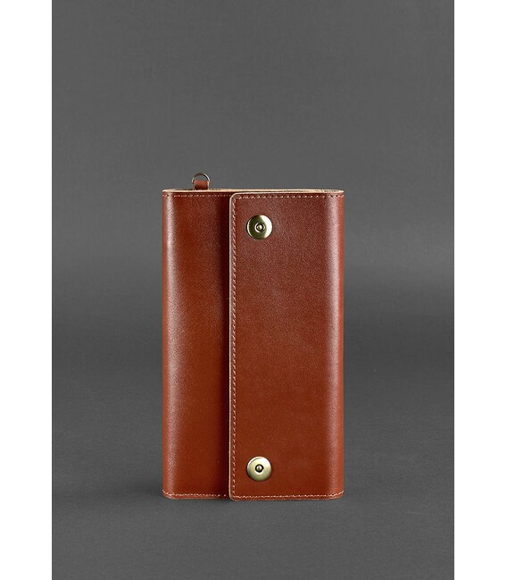 Шкіряний клатч-органайзер (Тревел-кейс) 5.0 світло-коричневий картинка, зображення, фото