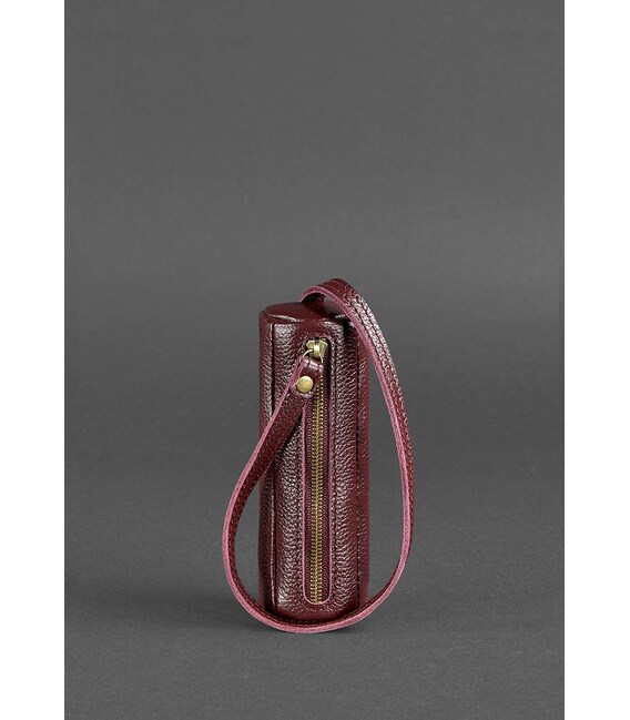 Женская кожаная ключница 3.0 Тубус Марсала фото, картинка, изображение