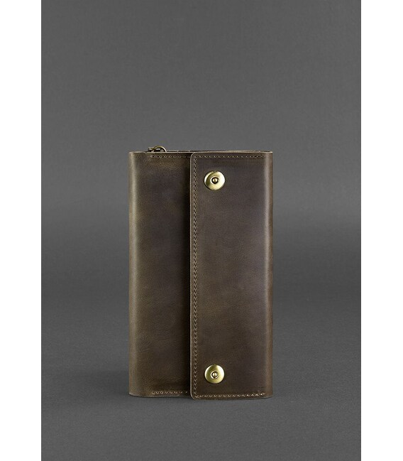 Кожаный клатч-органайзер (Тревел-кейс) 5.0 темно-коричневый фото, картинка, изображение