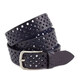 Шкіряний ремінь Casual, синій перфорація Grande Pelle 431012308 картинка, зображення, фото