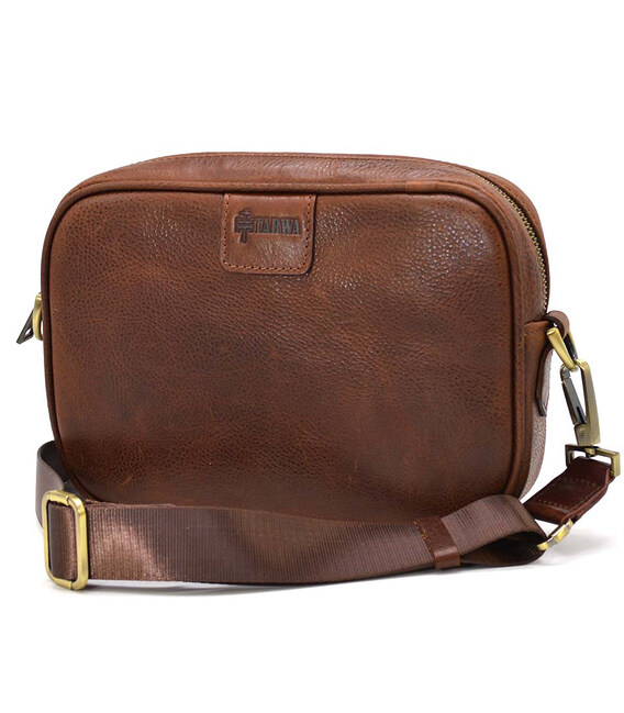 Шкіряна сумка барсетка TARWA GB-7310-4lx коньяк фото, картинка, изображение