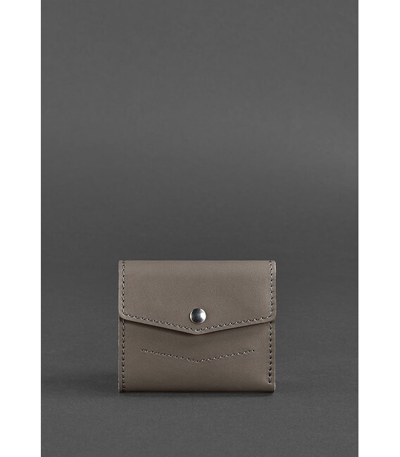 Женский кожаный кошелек 2.1 темно-бежевый фото, картинка, изображение