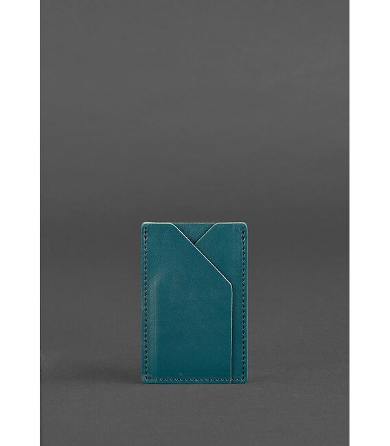 Жіночий шкіряний кард-кейс 8.0 зелений картинка, зображення, фото