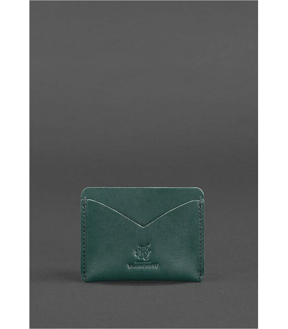 Жіночий шкіряний кейс-слім 5.0 зелена картинка, зображення, фото