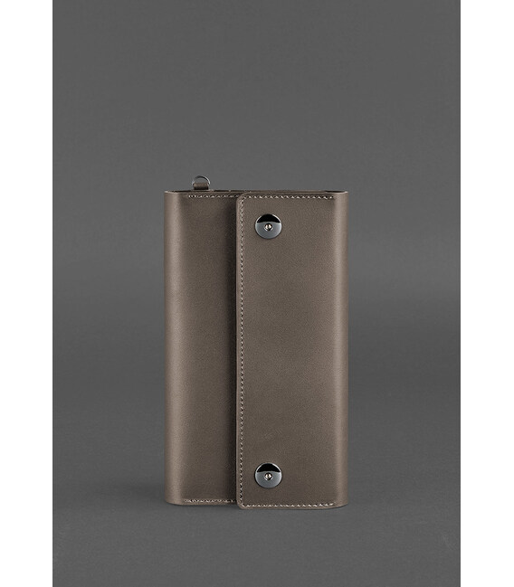 Шкіряний клатч-органайзер (Тревел-кейс) 5.0 темно-бежевий картинка, зображення, фото