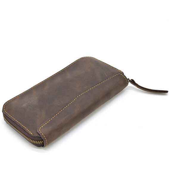 Чоловічий шкіряний гаманець на блискавці TARWA RC-711-3md фото, картинка, изображение