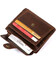 Шкіряний чоловічий гаманець Bexhill bx1014 коричневий фото, картинка, изображение