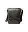 Чоловіча сумка-месенджер міні формату, 235х160х50 мм, шоколадний фото, картинка, изображение