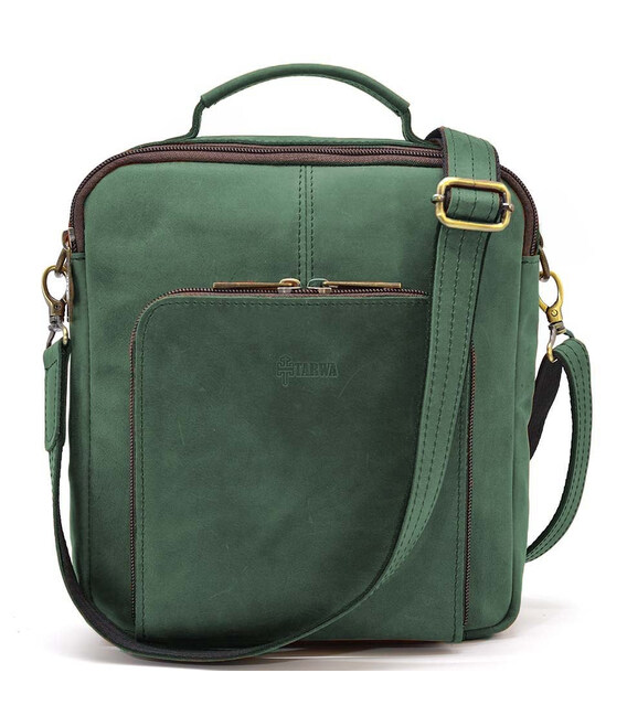 Чоловіча сумка на плече з ручкою шкіра кінська RE-6016-3md TARWA фото, картинка, изображение