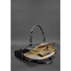 Кожаная сумка для ноутбука и документов черная фото