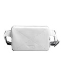 Кожаная женская поясная сумка Dropbag Mini белая картинка, изображение, фото
