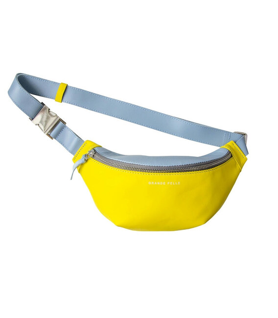 Поясна сумка Grande Pelle 230х130х70 мм шкіра кайзер фото, картинка, изображение