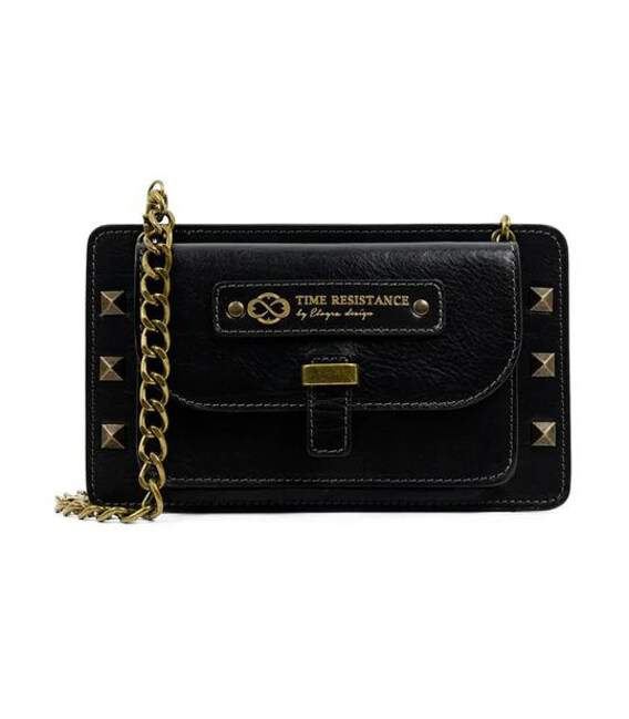 Жіночий шкіряний клатч кроссбоді - Little Women - чорний Time Resistance 5211301 фото, картинка, изображение