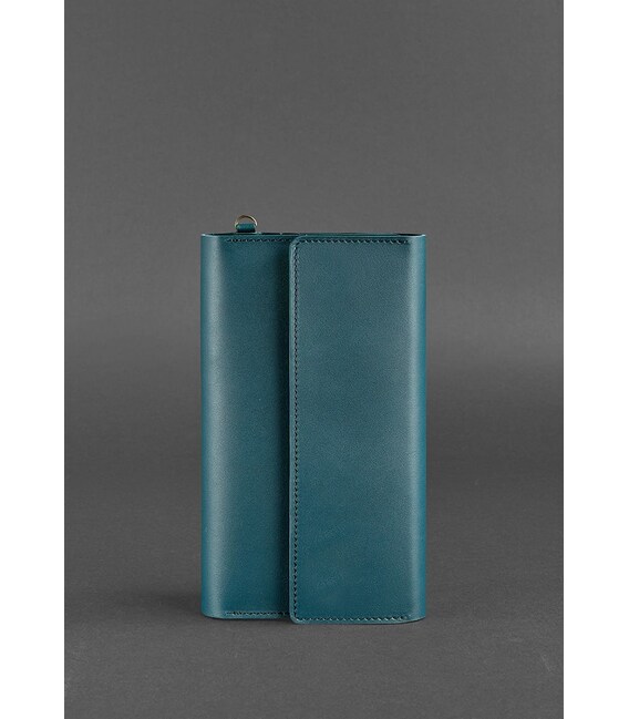 Шкіряний клатч-органайзер (Тревел-кейс) 5.1 зелений картинка, зображення, фото