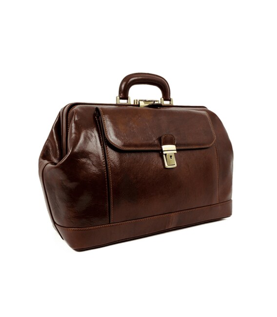 Великий італійський шкіряний саквояж - Hamlet - світло-коричневий 5205101 Time Resistance фото, картинка, изображение