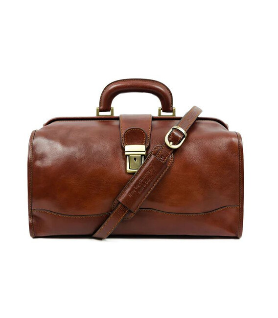 Невеликий шкіряний саквояж - David Copperfield - коричневий Time Resistance 5214801 фото, картинка, изображение