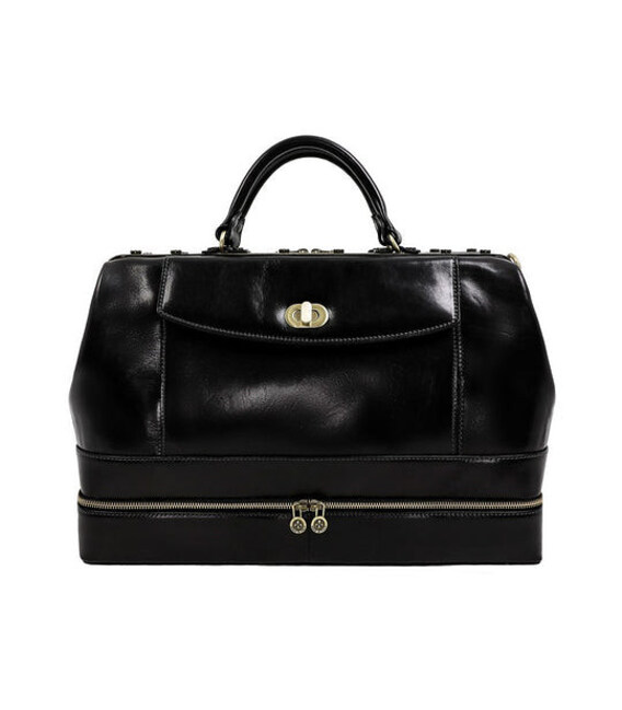 Cаквояж шкіряний, сумка лікаря Time Resistance - Doctor Faustus чорний 5230201 фото, картинка, изображение