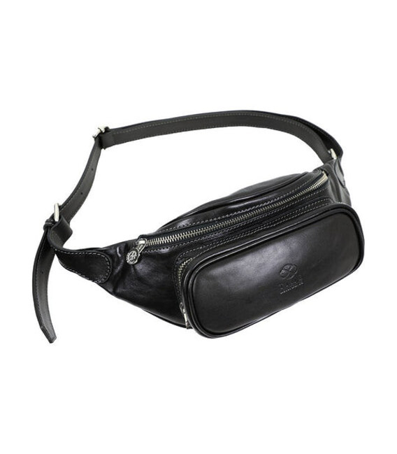 Сумка напоясна шкіряна - Independent People - чорна Time Resistance 5225001 фото, картинка, изображение