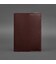Кожаная обложка для блокнота 6.0 (софт-бук) Бордовая Crazy Horse фото, картинка, изображение
