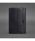 Кожаный блокнот софт-бук 7.0 темно-синий картинка, изображение, фото