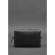 Шкіряна косметичка-несесер 3.0 Чорна Crazy Horse картинка, зображення, фото