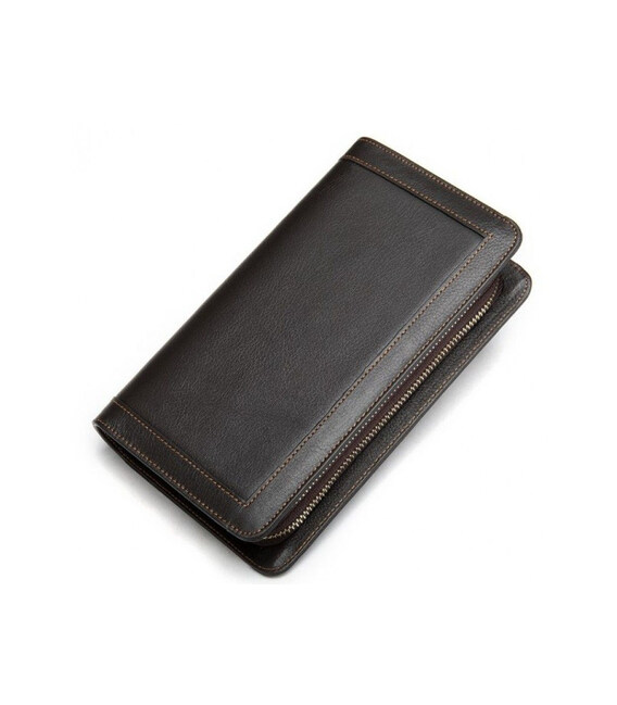 Чоловічий клатч шкіряний bx9013 у коричневому кольорі. фото, картинка, изображение