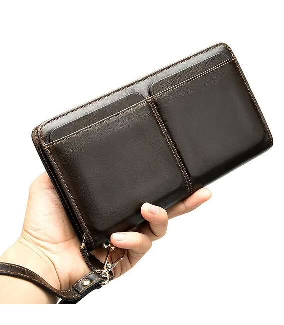 Чоловічий шкіряний клатч Bexhill bx9020 на одне відділення з петлею картинка, зображення, фото