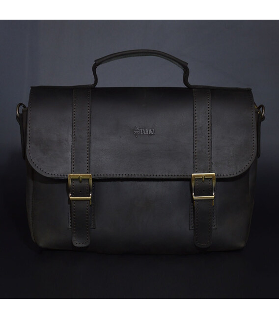 Чоловіча сумка-портфель на плече з ручкою TARWA RC-6008-3md фото, картинка, изображение