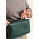 Шкіряна поясна сумка Dropbag Maxi зелена Krast картинка, зображення, фото