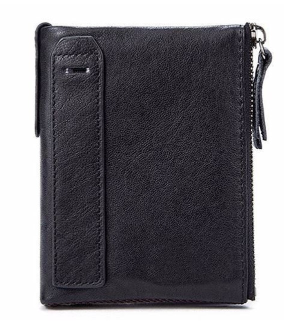 Чоловічий невеликий гаманець TW002 чорний (уцінка) картинка, зображення, фото