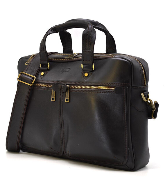 Чоловіча ділова шкіряна сумка TARWA GC-4621-4lx картинка, зображення, фото