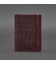 Шкіряна обкладинка для паспорта 2.0 бордова Карбон картинка, зображення, фото