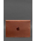 Кожаный чехол-конверт на магнитах для MacBook 13 Светло-коричневый Crazy Horse картинка, изображение, фото