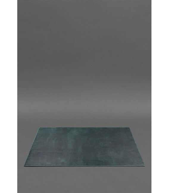 Накладка на стіл керівника - Шкіряний бювар 1.0 Зелений Crazy Horse картинка, зображення, фото